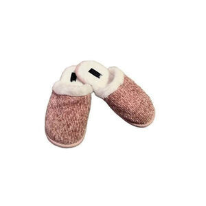 Rachel Roy Blush Pink Fuzzy House Slippers Size S/5-6